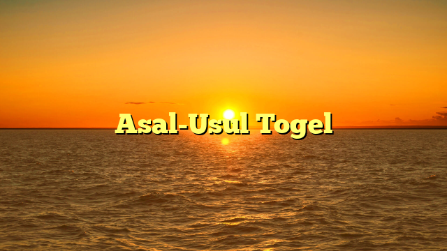 Asal-Usul Togel